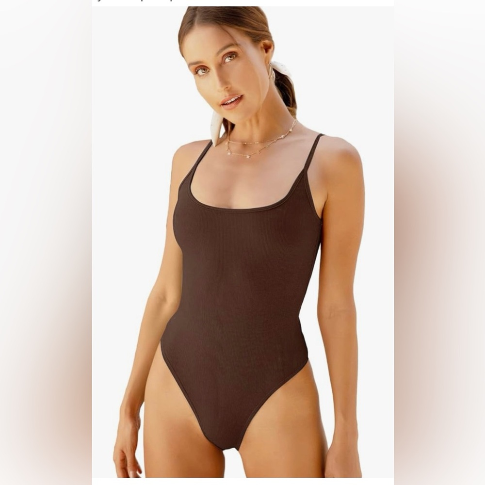 Verdusa Women's Open Back Basics T Shirt Sleeveless Strap